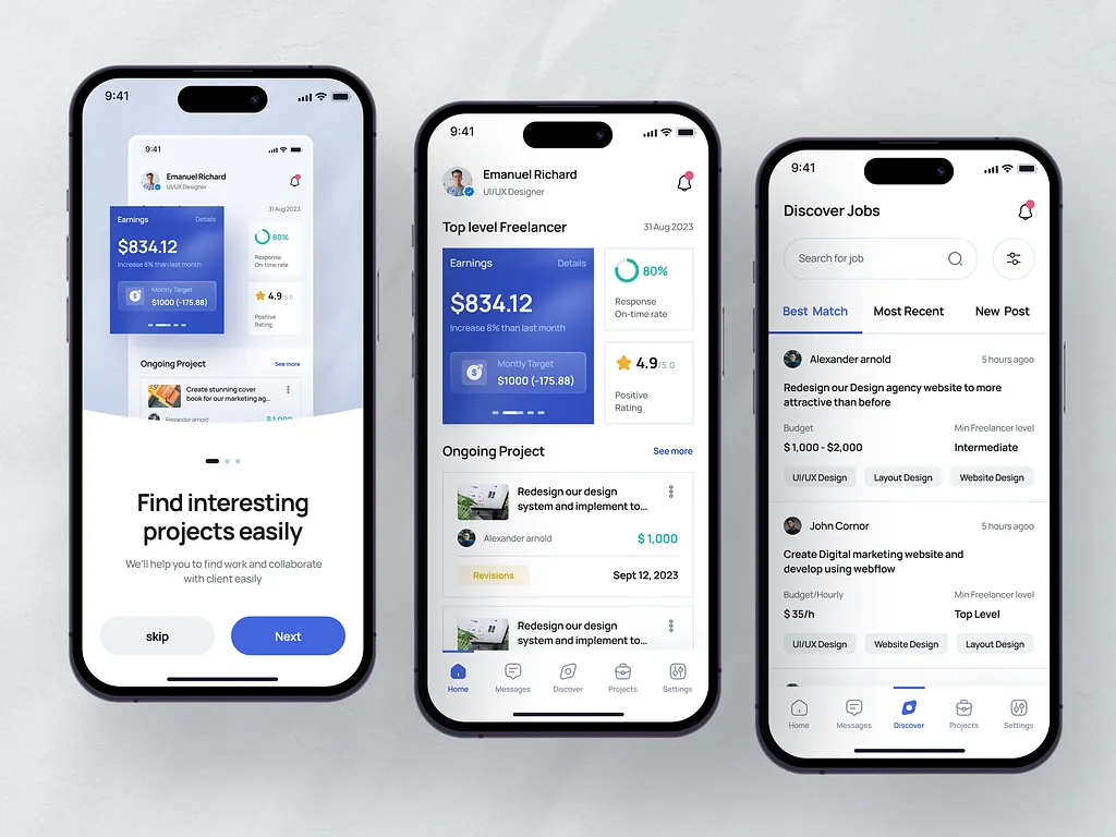 Workana App Screen 4